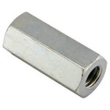 zinc plated carbon steel hex coupling nut,hex coupling nut M8